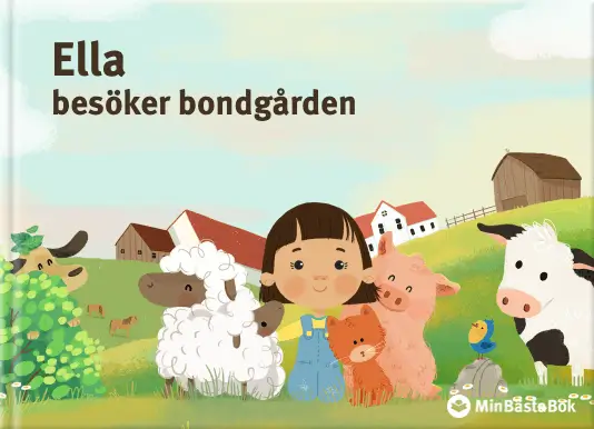 Bondgårdens djur – personlig barnbok