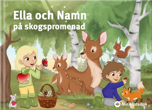 Skogspromenad – personlig barnbok